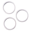 iPhone 16 Pro Camera Lens Protector (Silver, 3-Pack)