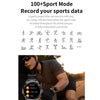 LC19 1.53 inch 2 in 1 Bluetooth Earphone IP67 Waterproof Smart Watch, Support Sleep Monitoring(Black Silver)