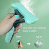 Pet Self-Cleaning Slicker Brush, Blue - Cat & Dog