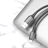ROMOSS PD 20W Type-C to 8 Pin Braided Wear-Resistant Charging Data Cable, Length: 1.8m(Black)