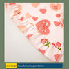 Children Summer Sleeveless Bibs Flowery Eating Reversible Clothes, Style: Peach(Size: 110)