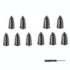 Electric Motorcycle Vacuum Tire Repair Nails, Set: 5pcs Small + 5pcs Large+ Screwdriver