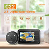 ESCAM C22 Digital Door Viewer, 720P HD, Night Vision, 2.4" Screen