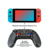 Bluetooth Wireless Gamepad  Built-In Dual Motors With TURBO Function Suitable For Switch Pro(Black)