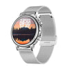CF85 1.32 inch Steel Watchband Color Screen Smart Watch(Silver)