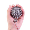 TPR Grip Ball Rehabilitation Hemiplegia Stroke Massage Finger Ball, Specification: 5.5cm With Rope (Gray)