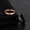 606 Couple Ring Titanium Steel Ring, Size: Women Style 9