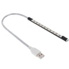 Portable Touch Switch  USB LED Light, 10-LED, 1W, White Light(Black)