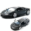 1:36 Three-door Open Alloy Sports Car Model Pull Back Car Boy Toy(Orchid Gray)