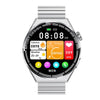 HDT 3 Max 1.6 inch Steel Band IP67 Waterproof Smart Watch Support Bluetooth Call / NFC(Silver)