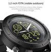 NX02 Sport Smartwatch IP67 Waterproof Support Tracker Calories Pedometer Smartwatch Stopwatch Call SMS Reminder(black)