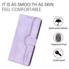 For Samsung Galaxy A56 5G Heart Pattern Skin Feel Leather Phone Case(Purple)