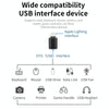 XQ-ZH001 USB Female to 8 Pin Male OTG Adapter(Silver)