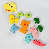 4 PCS / Sets Children Educational Wooden Dinosaur Animal 3D Puzzle Toys