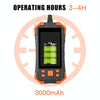 T20 4.3 inch IPS Screen 5.5mm Single Camera IP67 Waterproof Hard Cable Digital Endoscope, Length:5m(Black Orange)