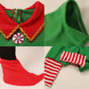 Christmas Green Elf Cosplay Costume Chris Santa Claus Costume Set, Size: 90cm(Male)