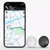 Mini GPS Tracker for Apple iOS - White - Unlimited Range
