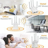 M-95B 300M Repeater WiFi Booster Wireless Signal Expansion Amplifier(White - UK Plug)