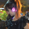 1 Pair Fashion LED Earrings Glowing Light Up Diamond Earring Stud(Pink)