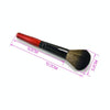 Wooden Handle Soft Head Buffer Foundation Powder Blush Brush Makeup Tools(Wine Red)