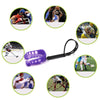 Mouthguard Braces Boxing Taekwondo Combat Protective Gear With Lanyard, Style: Large (Purple)