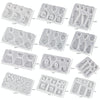 5pcs DIY Crystal Epoxy Earrings Silicone Mold Pendant Jewelry Mold, Spec: Cat Claw