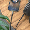 hoco UPA25 Transparent Exploration Version 8 Pin Digital Audio Conversion Cable, Length: 1m(Blue)
