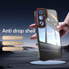 For Samsung Galaxy S24 FE 5G Acrylic Hybrid TPU Armor Shockproof Phone Case(Black Red)