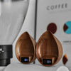 200g/0.1g  High Precision Solid Wood Coffee Scale Touch Button Rechargeable Kitchen Scale CM200