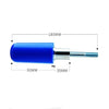 2 PCS / Set Motorcycle Refitting Accessories Anti-Drop Glue Scooter Modification Anti-Drop Stick Anti-Drop Column(Yellow)