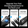 Baseus Flash Series II 1.5m 3 in 1 Type-C to Micro USB + 8 Pin + Type-C 100W Fast Charging Cable(Black)