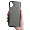 For Samsung Galaxy A06 Cowhide Texture Back Cover Phone Case(Grey)