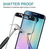 0.3mm 9H Surface Hardness 3D Curved Surface Full Screen Cover Explosion-proof Tempered Glass Film for Galaxy S6 edge(Black)