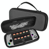 For ASUS ROG Ally Game Console EVA Leather Grain Handbag Clutch Protective Bag(White)