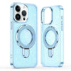 For iPhone 15 Pro Max Glitter Ring Holder MagSafe Phone Case(Blue)