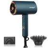Mingge T1 T Style 1800W High-power Cold Hot Air Wind Fast Drying Folding Hair Dryer, Plug Type:US Plug( Green)