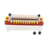 CP-3115 1 Pair 150A 12-48V RV Yacht Double-row 12-way Busbar with 56pcs Terminals