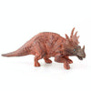 Simulation Animal Dinosaur World Static Toy Models, Style: 6 PCS Triceratops