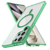 For Samsung Galaxy S25 Ultra 5G Ice Color Magnetic Series TPU Hybrid Acrylic Magsafe Phone Case(Green)
