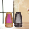 STB-103 Atmosphere Colorful Light Humidifier Aroma Diffuser(Deep Wooden Grain)