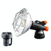 Outdoor Camping Heater Mini Portable Gas Heater Burner Fishing Gas Fireplace(Black)