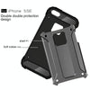 Tough Armor TPU + PC Combination Case for iPhone SE & 5 & 5s(Grey)