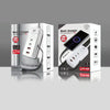 5 in 1 2 x PD 66W, 2 x USB Fast Charger Smart Power Socket, Length:1m(UK Plug)