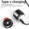 ESLNF Bike Handlebar Light LED Bicycle Turn Signal Cycling Light Waterproof Safety Warning Indicator Lamp, Style: With Tools