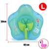 0.3mm PVC Baby Swimming Inflatable Wear-resistant Swimming Circle(L)