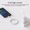 IVON CA70 8 Pin Fast Charging Data Cable, Length: 2m (White)