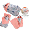 Baby Cotton Anti-Shock Autumn And Winter Thickening Dual-Use Newborn Quilt Baby Peas Blanket Sleeping Bag(Magic Elf Thick With Shoulder Pad)