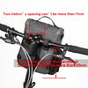Rhinowalk Bicycle Front Bag Large Capacity Multi-function Handle Bag Folding Bike Electric Bicycle Bag(Full Black)