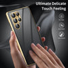 For Samsung Galaxy S25 Ultra 5G Privacy Full Cover Magnetic Metal Tempered Glass Phone Case(Black)