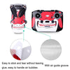 Sunnylife MM2-TZ452 For DJI Mini 2 Waterproof PVC Drone Body + Arm + Remote Control Decorative Protective Stickers Set(Drawing Red)